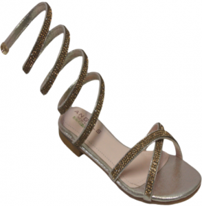 LADY DRESSY SHOES W SPRING ON ANKLE (2272732) CHAMPAGNE